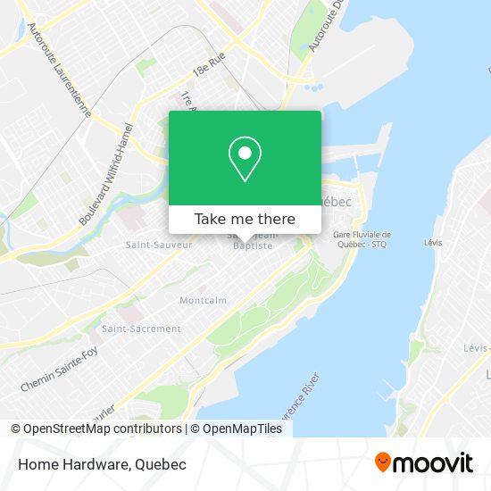 Home Hardware map