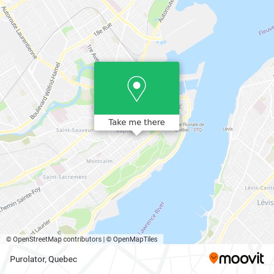 Purolator map