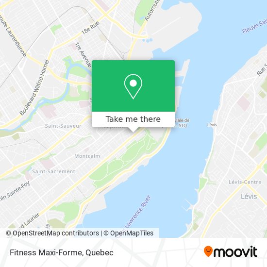 Fitness Maxi-Forme map