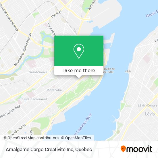 Amalgame Cargo Creativite Inc map