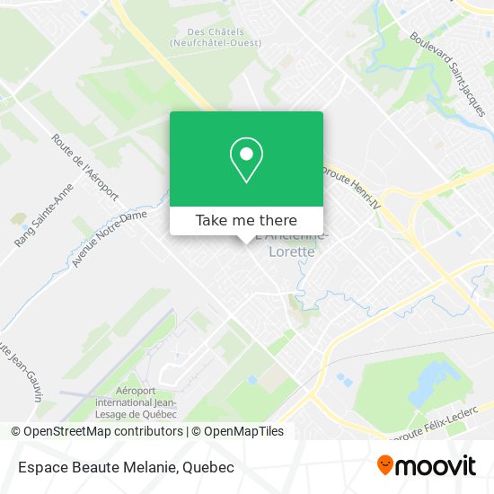 Espace Beaute Melanie map