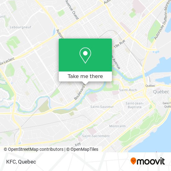 KFC map