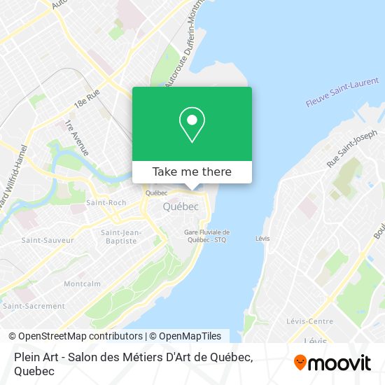 Plein Art - Salon des Métiers D'Art de Québec map