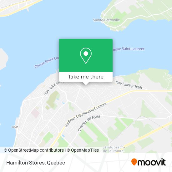 Hamilton Stores map