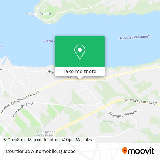 Courtier Jc Automobile map