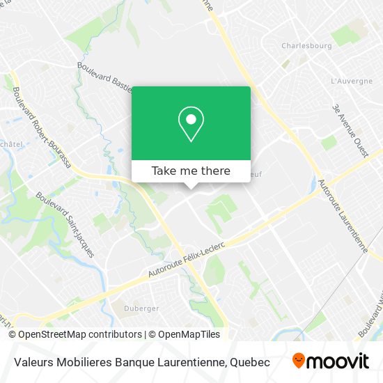 Valeurs Mobilieres Banque Laurentienne map