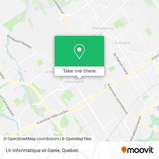 Lti Informatique et Genie map