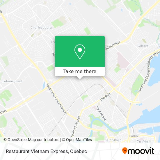 Restaurant Vietnam Express map