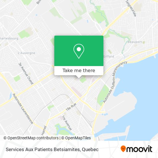Services Aux Patients Betsiamites map