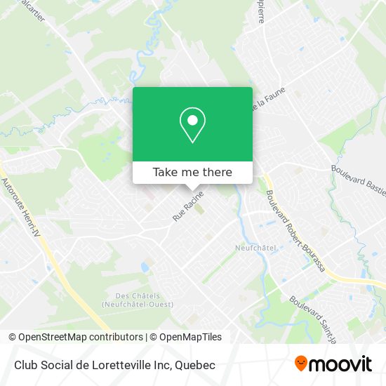 Club Social de Loretteville Inc map