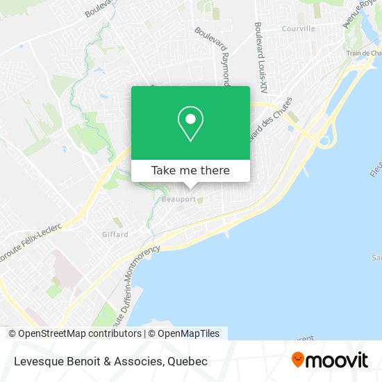 Levesque Benoit & Associes map