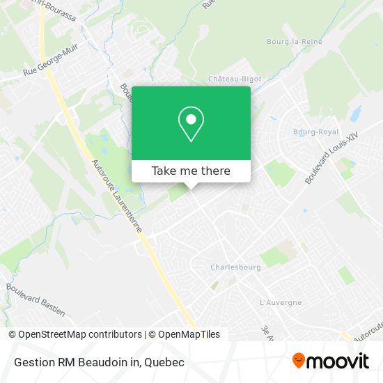 Gestion RM Beaudoin in map