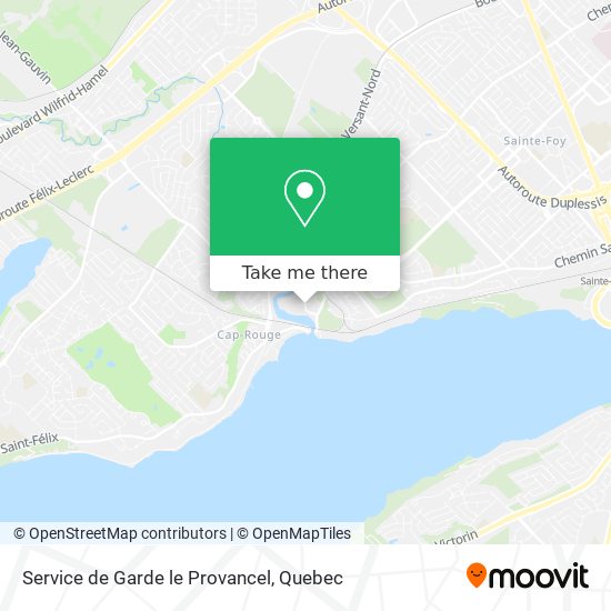 Service de Garde le Provancel map