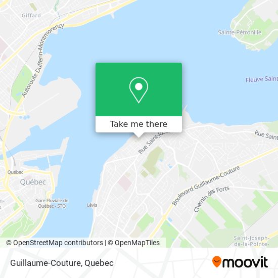 Guillaume-Couture map
