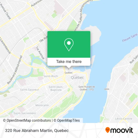 320 Rue Abraham Martin map