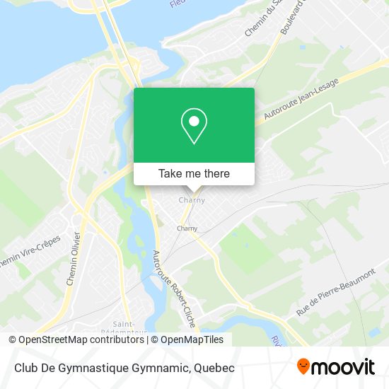 Club De Gymnastique Gymnamic map