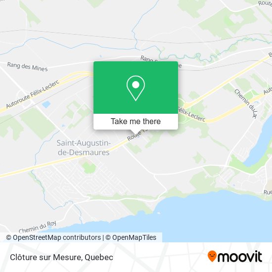 Clôture sur Mesure map