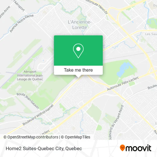 Home2 Suites-Quebec City map