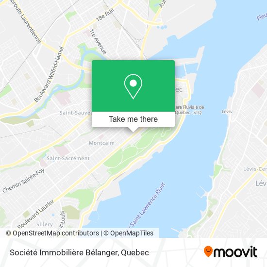 Société Immobilière Bélanger map