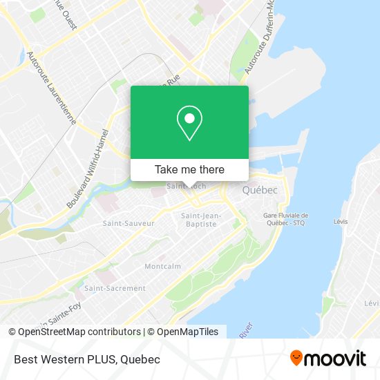 Best Western PLUS map