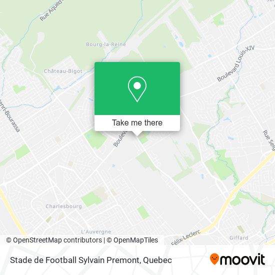 Stade de Football Sylvain Premont map