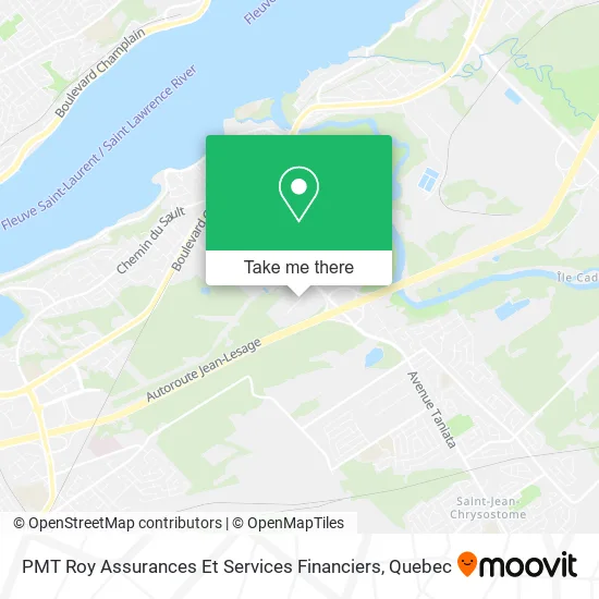 PMT Roy Assurances Et Services Financiers map