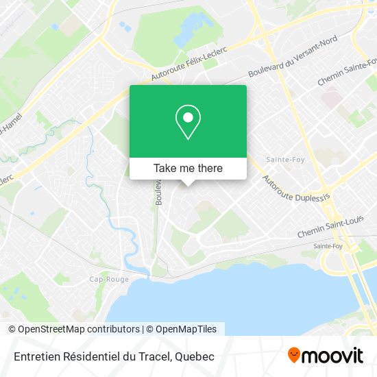 Entretien Résidentiel du Tracel map