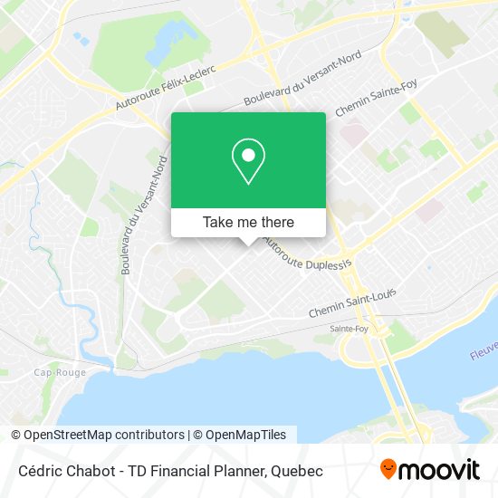 Cédric Chabot - TD Financial Planner map