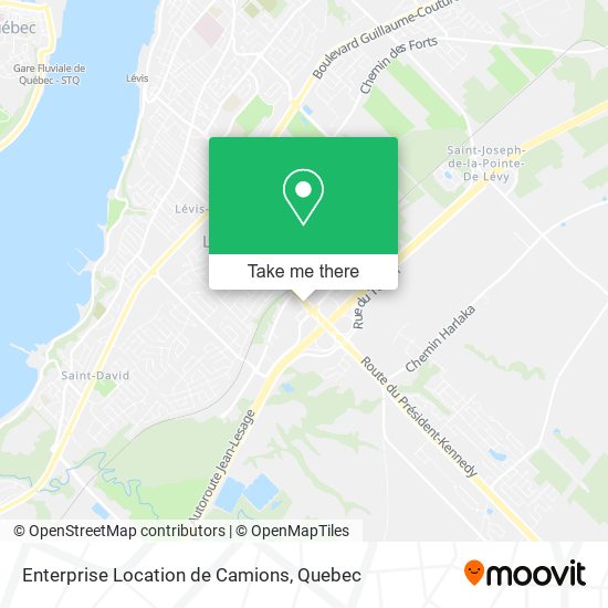 Enterprise Location de Camions map