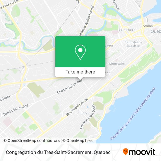 Congregation du Tres-Saint-Sacrement map