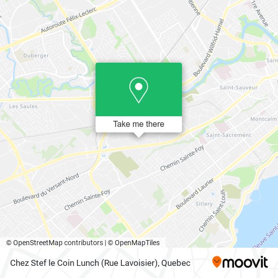 Chez Stef le Coin Lunch (Rue Lavoisier) map