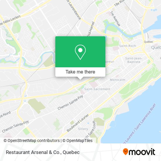 Restaurant Arsenal & Co. map