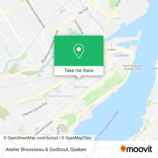 Atelier Brousseau & Godbout map