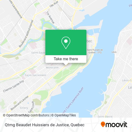 Qtmg Beaudet Huissiers de Justice map