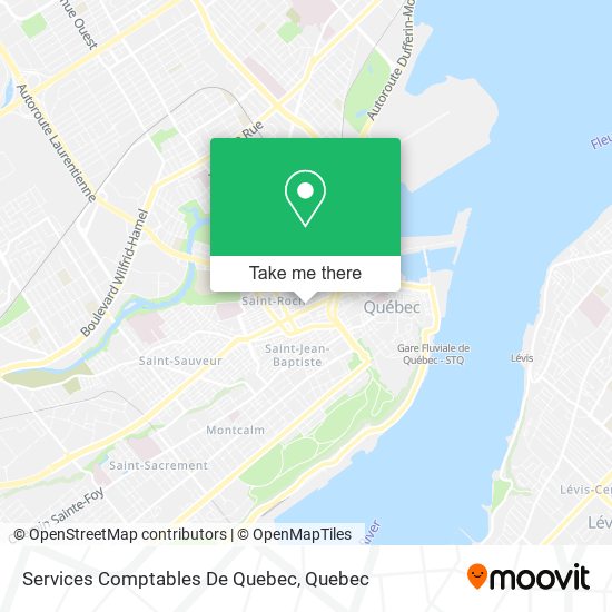Services Comptables De Quebec map