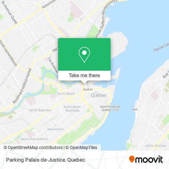 Parking Palais-de-Justice map