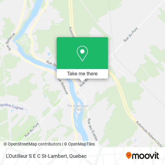 L'Outilleur S E C St-Lambert map