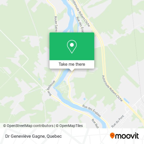 Dr Geneviève Gagne map