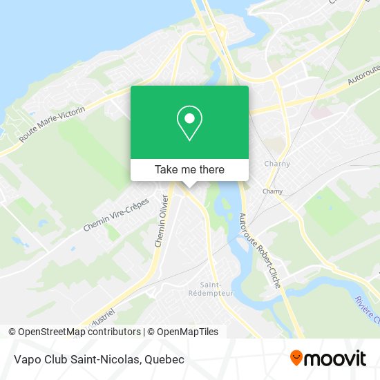 Vapo Club Saint-Nicolas map