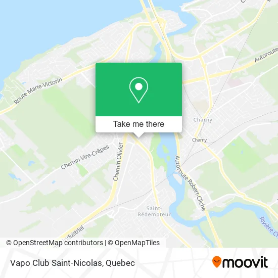 Vapo Club Saint-Nicolas map