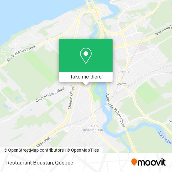 Restaurant Boustan map
