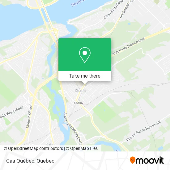 Caa Québec map