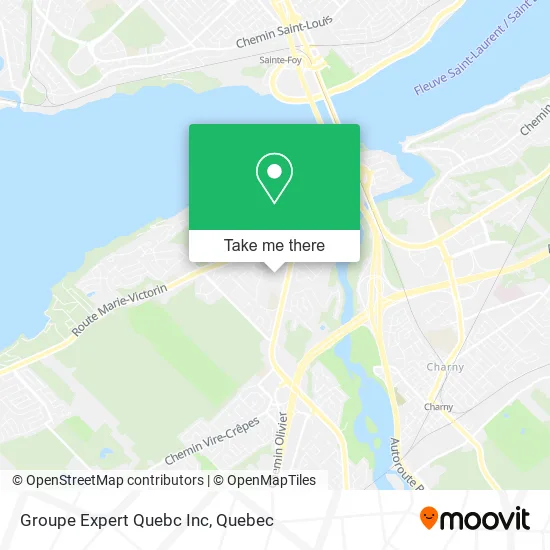 Groupe Expert Quebc Inc map