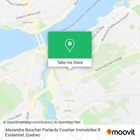 Alexandre Boucher Parlardy Courtier Immobilier R Ésidentiel map