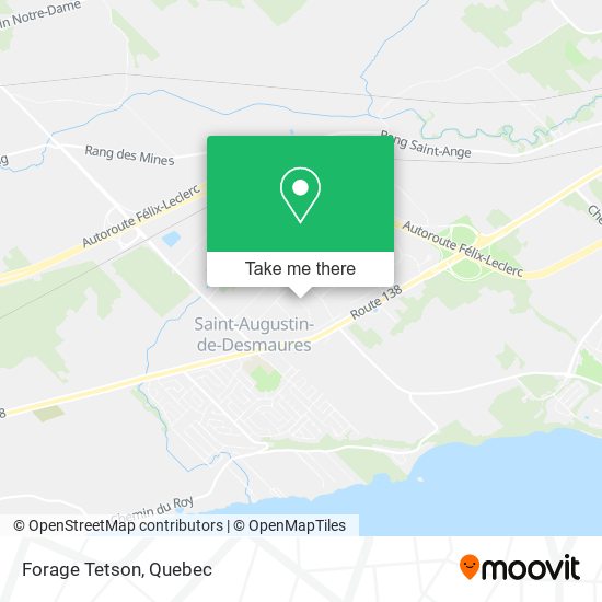 Forage Tetson map