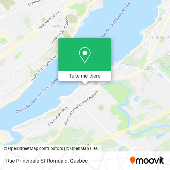 Rue Principale St-Romuald map