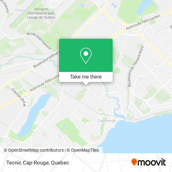 Tecnic Cap-Rouge map