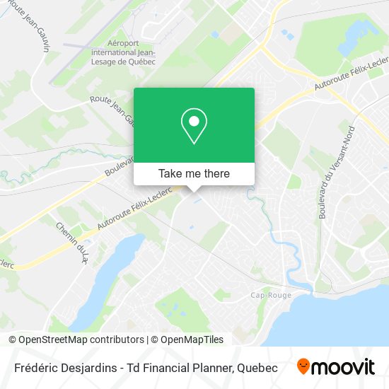 Frédéric Desjardins - Td Financial Planner map