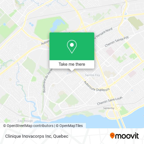 Clinique Inovacorps Inc map