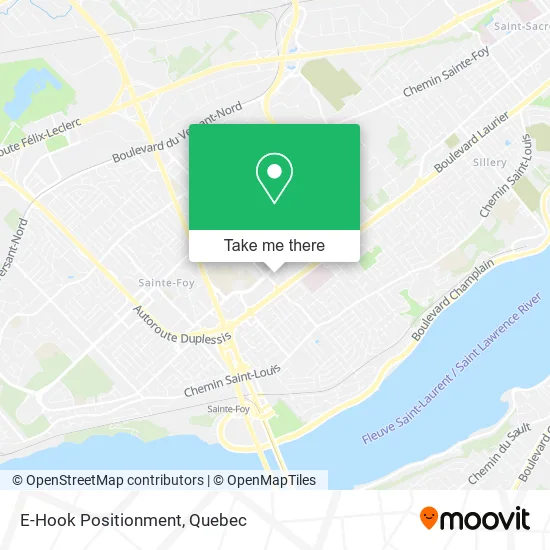 E-Hook Positionment map